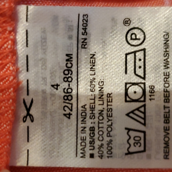 NEW Banana Republic ladies dress sz 4 LINEN BLEND - Picture 7 of 7